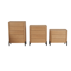 Chest of 5 Drawers – Black Veneer