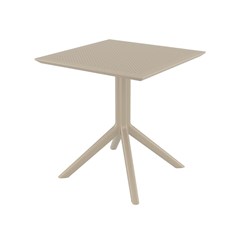 Table Square  Taupe 70x70cm