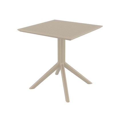 Table Square  Taupe 70x70cm