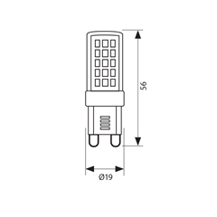 G9 Bulb 4.8W 3000K