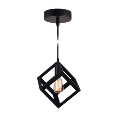 Marte Suspension Decorative Cage Black