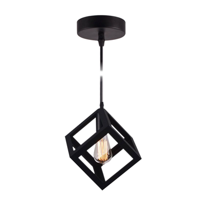 Marte Suspension Decorative Cage Black