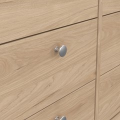Madrid Double Dresser 4 x 4 Drawers Oak