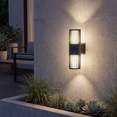 Wall Lamp – Grey & White