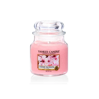 Scented jar candle medium Cherry Blossom 411g