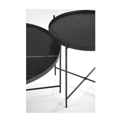 Coffee Table  Black Marble
