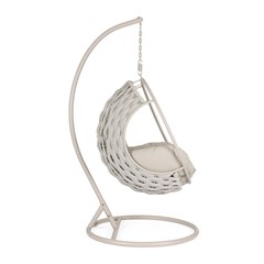 Hang Armchair With Cushion - Beige & Light Grey