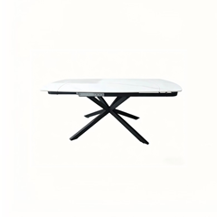 Extendable Dining Table 126–176x80x75 cm