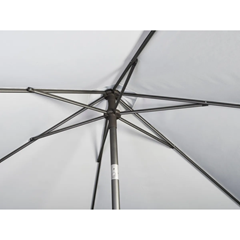 Anthracite & Taupe Centre-Pole Parasol D300