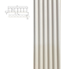 Wall Panels Six Small Rounded Shapes 111 - 150x2800mm