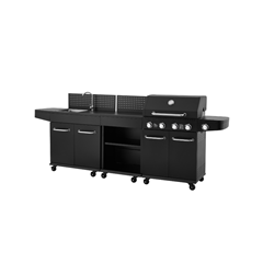 Kitchen Set 4 Burner – Black
