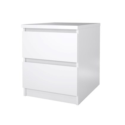 Naia Nightstand 2 drawers White