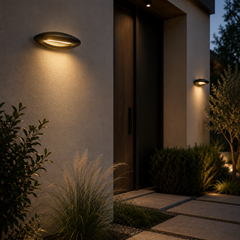 9W LED Wall Light – Black Body, Warm 3000K