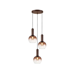 Suspension 3xE27 – Coffee Ombre & Black Ombre