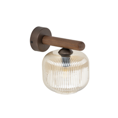 Salvia Brown Wall Lamp 1xE14
