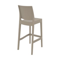 Bar Stool  75 cm Taupe