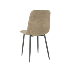 Dining Chair Brown Microfiber