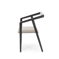Upholstered Chair - Velvet Grey