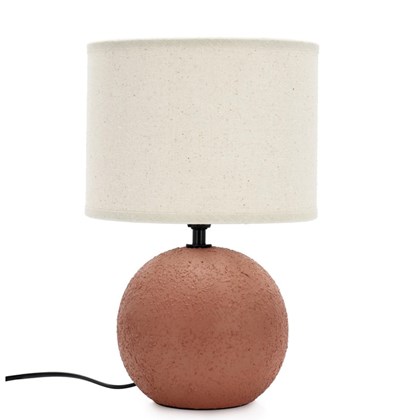 Irvin Cer Ro Terracotta Table Lamp H32