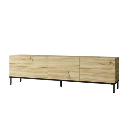 TV Unit Wide Minimal Oak