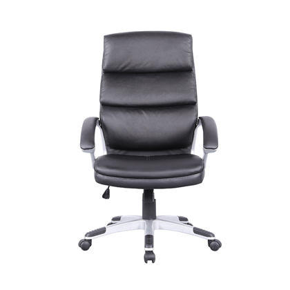 Office Chair Black Chrome Base
