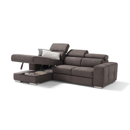 Sofa Bed 2-Seater With Chaise Longue Left 00578-R11