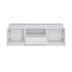 TV Sideboard 2 Doors 1 Shelf – White Alpine