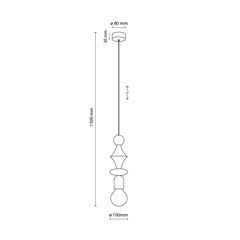 Hanging Lamp Tower - Brick