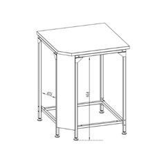 Corner Table for Outdoor Kitchen
