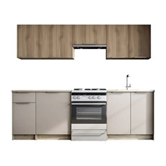 Kitchen Furniture Set - Walnut-Kashmere & Sonoma Oak