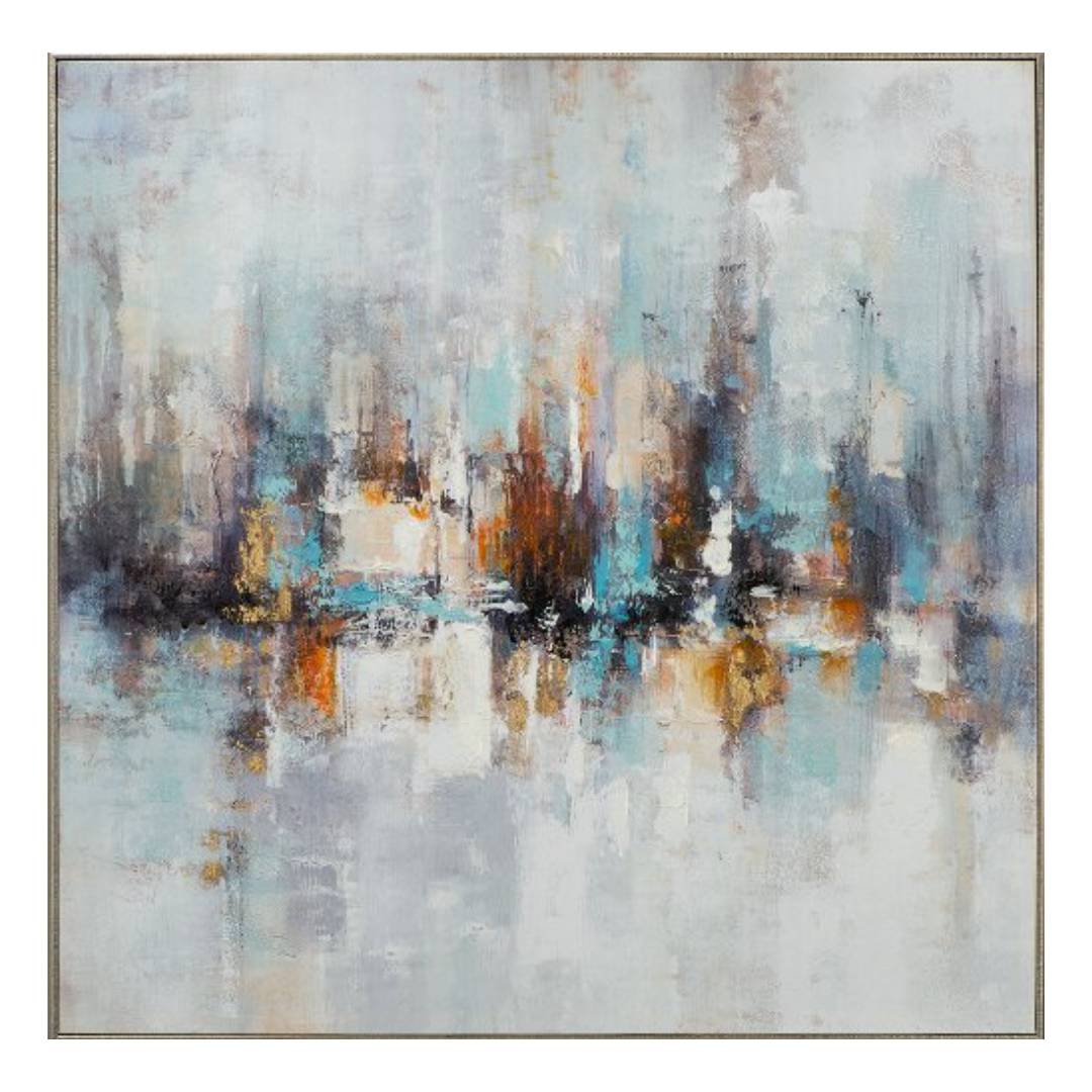 Fire And Ice Acryl Painting 100X100