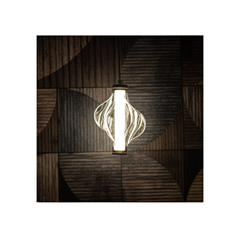 Elva Brass 8W Hanging Lamp LED
