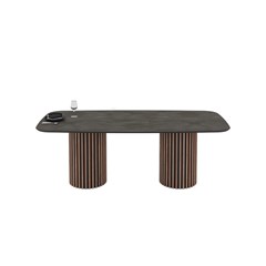 Dining Table 220x103x76cm - Irony Matt