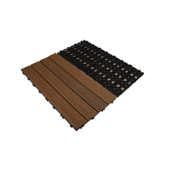 Outdoor WPC Tiles 30x60x2.1cm - Teak