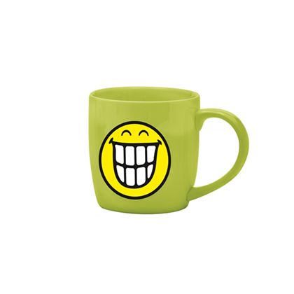 Coffee Mug Smiley 150ml - Green