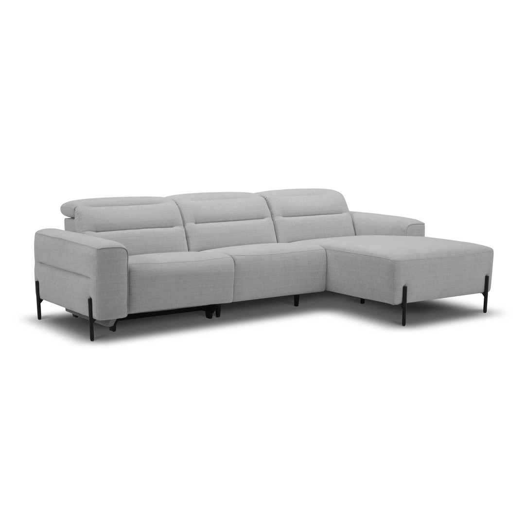 Sofa 2-Seater with CHL Right 1.5 - Grey