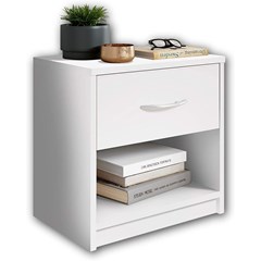 Bedside Cabinet - White