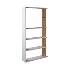 Book Shelf White & Wood