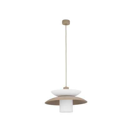 Verado Knowing Hanging Lamp – White & Beige