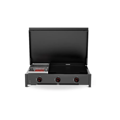 Plancha & Infrared Gas Grill Combo – Black