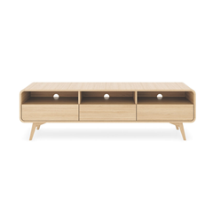 TV Unit 3 Drawers – Vicenza Oak