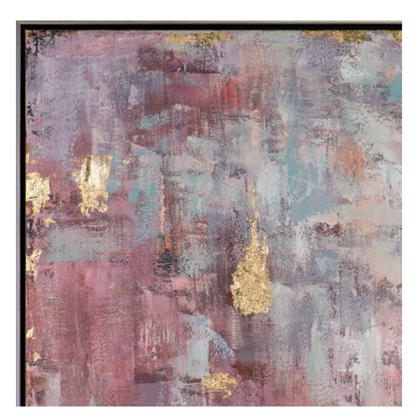 Abstract in Rose and Gold Acryl Painting 82X122 cm