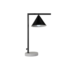 Black Table Lamp - D250mm H530mm