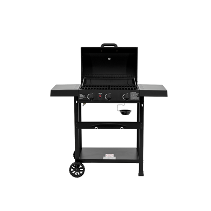 3 Burner Gas Grill Black.