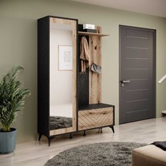 Hallway Cabinet - Oak Black