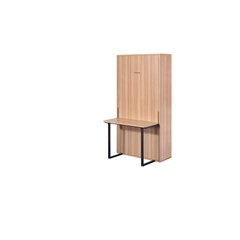 Single Wall Bed with Desk