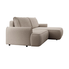 Corner Sofa Bed with Chaise Right 250cm – Beige