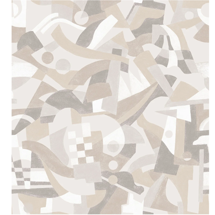 Mural Wallpaper Geometric Beige