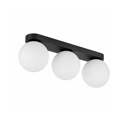 Mini Black Ceiling Lamp – 3-Light