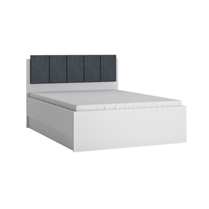 Bed 140 with Lift – White Alpin & High Gloss
